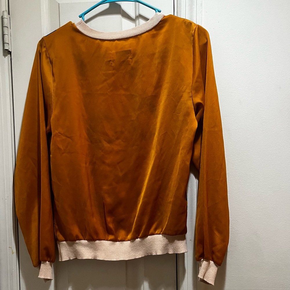 3.1 Phillip Lim 20th Anniversary Collection Orange Brick & Black Sweater - Picture 2 of 12